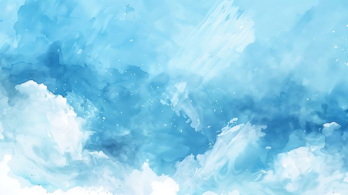 تصویر آسمان آبی فانتزی